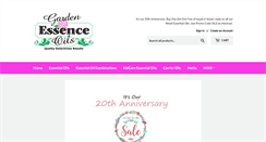 Desktop Screenshot of gardenessenceoils.com